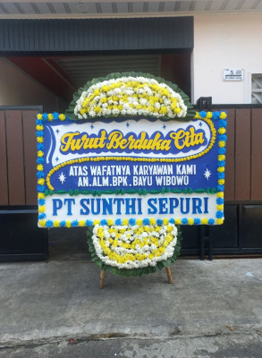 Papan Bunga Duka di Kampung Jao